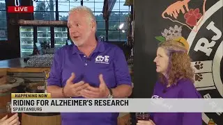 Spartanburg cycling club holds event to raise funds and awareness for Alzheimer's