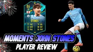 MOMENTS JOHN STONES PLAYER REVIEW! IS HE WORTH COMPLETING? - FIFA 21 ULTIMATE TEAM