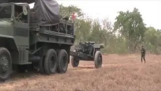 gmc m35 | Unimog u1100l 1987 | howitzer 105mm