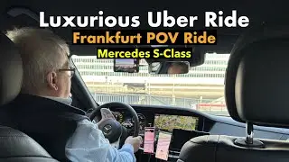 Uber in Germany: Frankfurt Airport to R&ouml;merberg | POV Ride 4K | No Commentary
