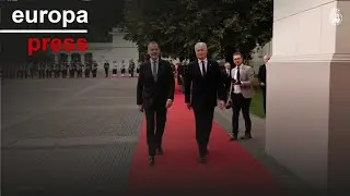 El presidente de Lituania, Gitanas Nauseda, recibe al rey Felipe VI