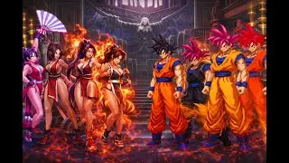 [KOF Mugen] Mai, Dark Mai, Mai Phoenix, Mai-Pre vs Goku, Goku KOFM, Legendary Goku, Son Goku 3.0