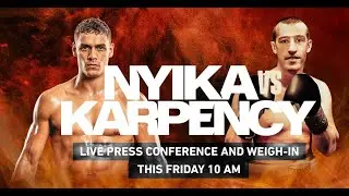 David Nyika vs Tommy Karpency | Road to the Title | Weigh-In