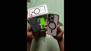Charging iPhone with oraimo MagPower 15 10000mAh Wireless and Wired Power Bank #oraimo #magsafe