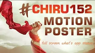 Acharya movie motion poster || full screen what's app status