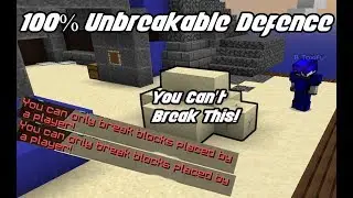 HOW TO MAKE 100% UNBREAKABLE BED DEFENSE! (MINECRAFT BED WARS)