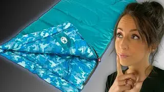Coleman Kids Camo Sleeping Bag | Unboxing Review
