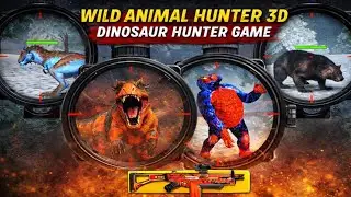 Wild Animal Hunter 3D 🦖 | Dinosaur Hunter Game | New Android Gameplay