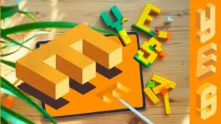 How to create 3D Letters in Procreate. (From Isometric effects to hole text illusion)