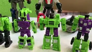 As&iacute; se transforman los CONSTRUCTICONS en DEVASTATOR, TRANSFORMERS G1 HASBRO