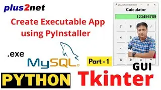 Create  standalone .exe  for Calculator, Database etc. #python #tkinter #PythonGUI #application #app
