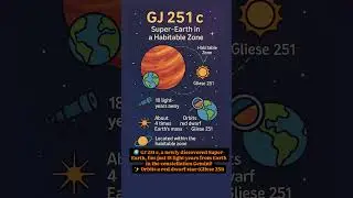 GJ 251 c &mdash; The New Super-Earth Found Just 18 Light-Years Away | Habitable Zone Discovery 2025