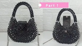 How to make bead bag || Tas manik indonesia 🇮🇩(part 1)
