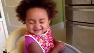 Cute Funny babies :Baby fighting sleep in chair