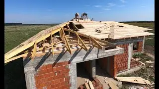 Cum se montează șarpanta prefabricată