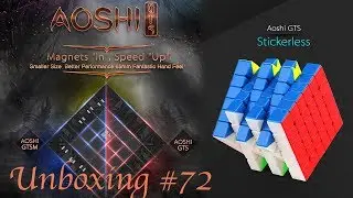 Unboxing №72 MoYu AoShi GTS M 6x6x6 Magnetic Cube