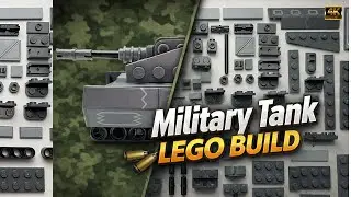 Military Tank Built Lego|  Build Lego Tank Craft