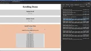 React app - Paging Scrolling, Infinite Scrolling and Custom Scrolling explained