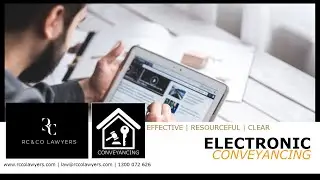 Electronic Conveyancing