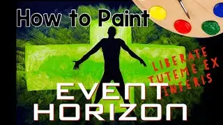How To Paint Event Horizon (1997) - Easy Paint and Sip Tutorial