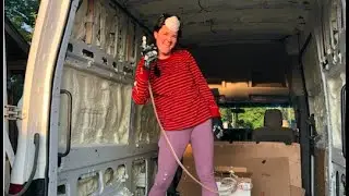 SPRAY FOAM insulating my van | VAN BUILD 2