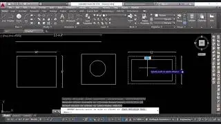 AutoCAD Basic Commands,  Line , Circle , Rectangle, Offset, Trim, Move, Copy, Fillet