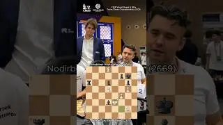 Magnus and Nepo mesmerized by Nodirbek's play #magnuscarlsen #magnus #nepomniachtchi #chess