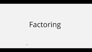 Algebra I Lesson 2: Factoring I Conquer the Concept! | Educational Video