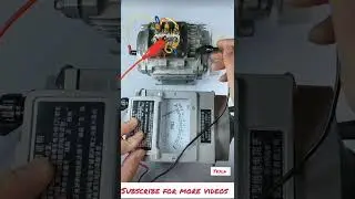 motor test with Megger #shorts #electrician #electrical