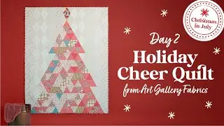 Make the Holiday Cheer Quilt from Art Gallery Fabrics