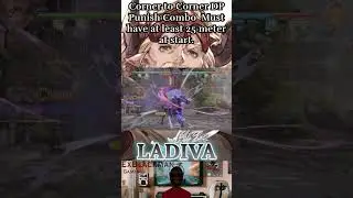 Corner To Corner DP Punish Combo for Ladiva | GBVSR #gaming #gbvsr #fightinggames #granbluefantasy