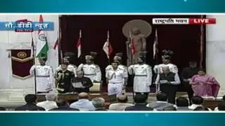 Union Cabinet expansion at Rashtrapati Bhavan