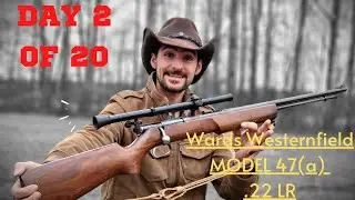 I bought TWENTY .22 lr rifles to see which one I like the best.DAY 2 of 20 (Wards Westernfield 22lr)