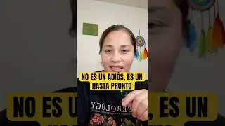 NO ES UN ADI&Oacute;S, ES UN HASTA PRONTO E&E #esmeraldaandres #bibliotecaholistica #sanacion