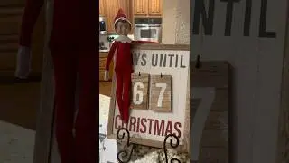 Our Elf On The Shelf This Year!! Bye Buddy! Hope You Find Your Dad!! #elf #christmas #jesuschrist