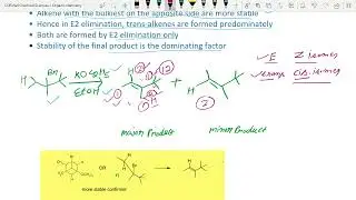 Stereoselectivity in E2 elimination