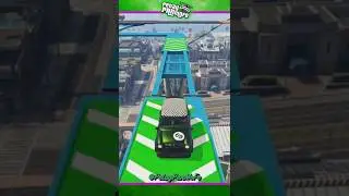 Гонка по канату и прыжки мистера Бина (пользовательская паркур-гонка в GTA Online - ссылки для PS...