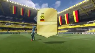 Official FIFA17 pack opening animation