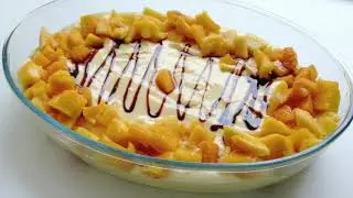Mango Delight ~ Mango instant desert ~ No bake desert