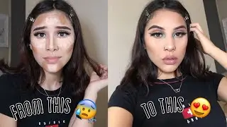 FOLLOWING AN INSTAGRAM BEAUTY GURU MAKEUP TUTORIAL! | JZMN