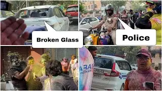 Police Came at Khan market During Holi | BIG SCENE !!!