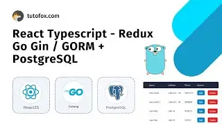 Tutorial Fullstack Wep App CRUD : React Typescript + Golang / Gin / GORM + PostgreSQL