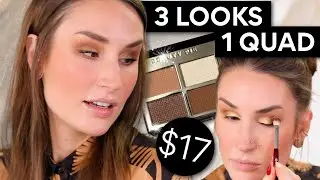 3 LOOKS 1 PALETTE: New $17 Luxury Eyeshadow Quads