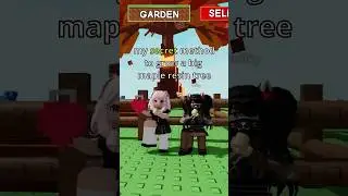 Secret method to grow a HUGE Maple Resin tree #growagarden #roblox #fyp