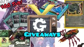 Massive Giveaway 2021 / 400 Subscribers / Transformers / Gundam / Pokemon / Spawn / Yugioh / Digimon