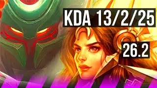 NAUTILUS & Kai'Sa vs LEONA & Varus (SUP) | 26K damage, Good KDA: 13/2/25 | EUW Master | 26.2