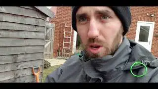 Building a raised bed with railway sleepers - part 2