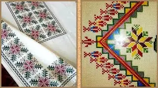 Table Cloth Cross Stitches 