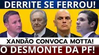 HUGO MOTTA EM P&Acirc;NICO! MORAES O CONVOCA NO STF! DERRITE RECEBE A PIOR NOT&Iacute;CIA!