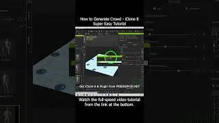 How to Generate Crowd | iClone 8 Super Easy Tutorial #iclone #crowd #tutorial